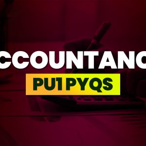 Accountancy  PU1 Commerce PYQs