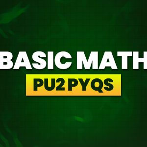 Basic Math PU2 Commerce PYQs